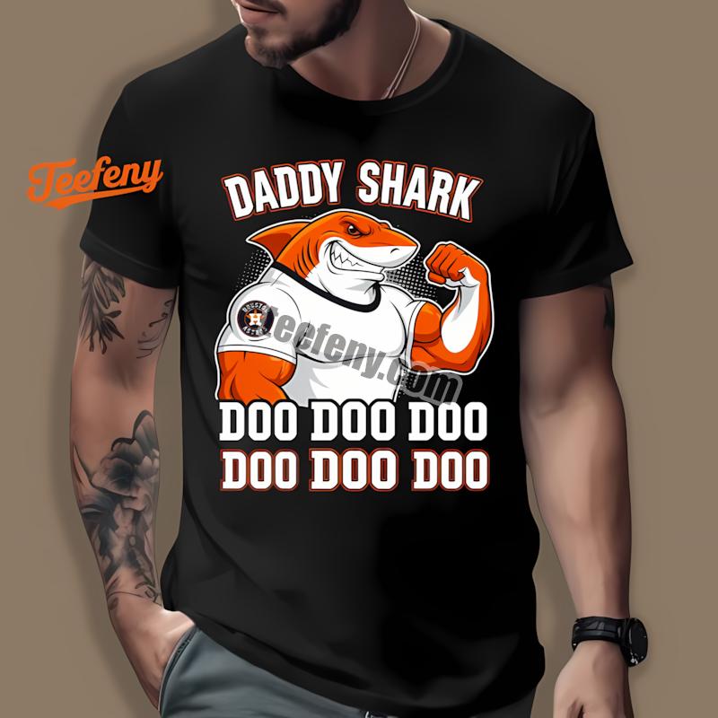 Houston Astros Daddy Shark Cheap Custom Shirt