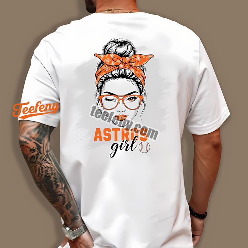 Houston Astros Girl Graphic Shirt For Fan