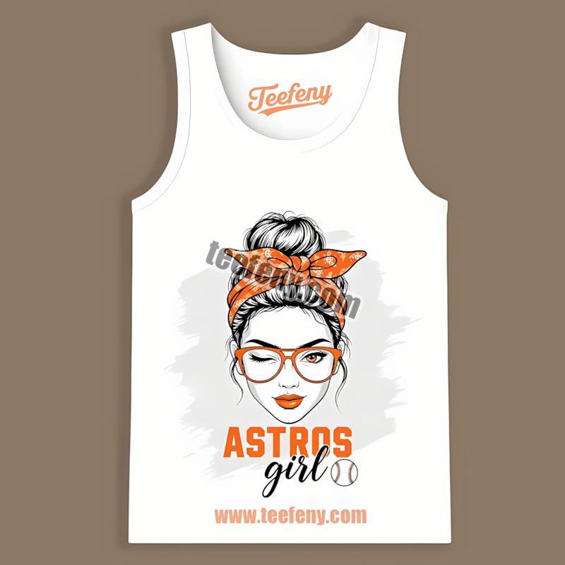Houston Astros Girl Graphic Tanktop For Fan Houston Astros Girl Graphic Tanktop For Fan