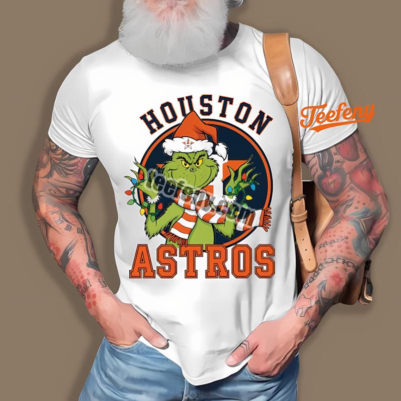 Houston Astros Grinch Christmas Best Shirt For Men