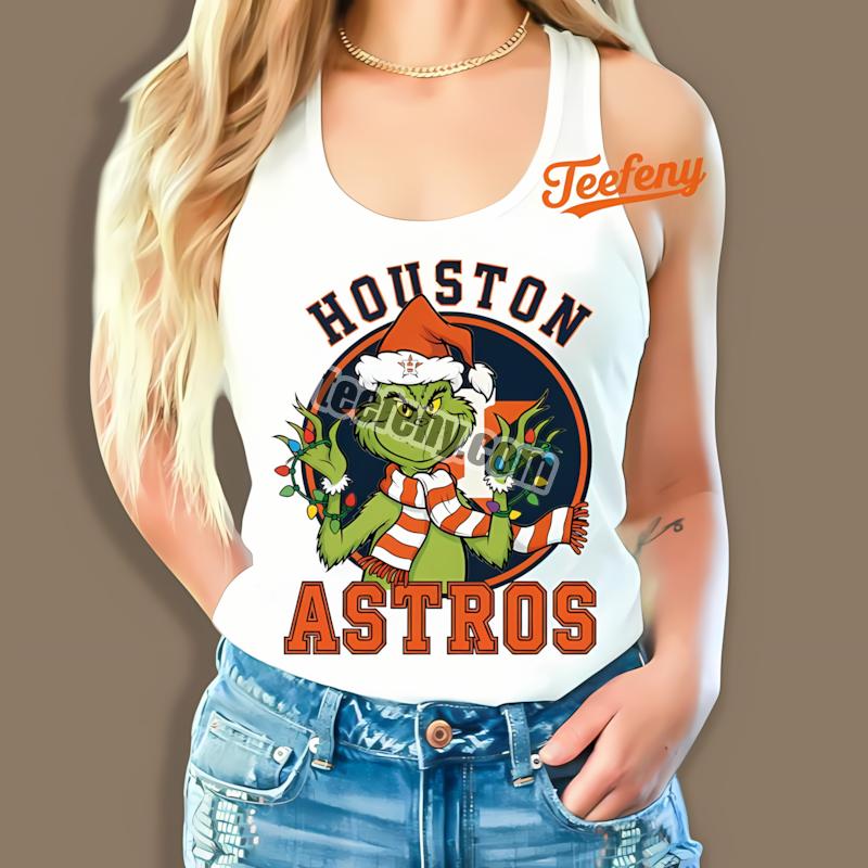 Houston Astros Grinch Christmas Best Tanktop For Men Houston Astros Grinch Christmas Best Tanktop For Men