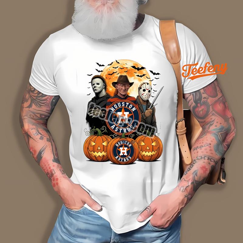 Houston Astros Halloween Jason Michael Forangedy Krueger Cool Shirt