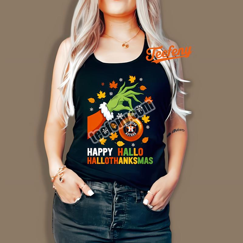 Houston Astros Happy Hallothanksmas Tanktop Design Houston Astros Happy Hallothanksmas Tanktop Design