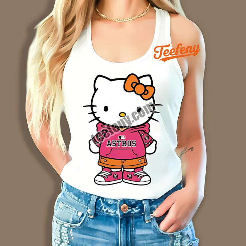Houston Astros Hello Kitty Tanktop Printing Houston Astros Hello Kitty Tanktop Printing