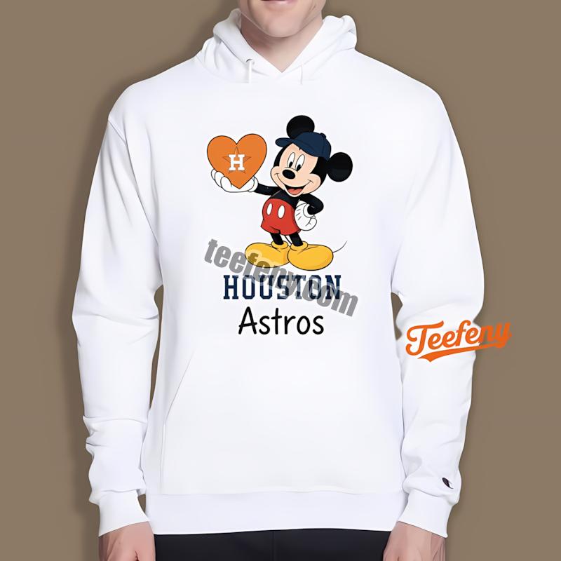Houston Astros Mickey Heart Best Hoodie Houston Astros Mickey Heart Best Hoodie