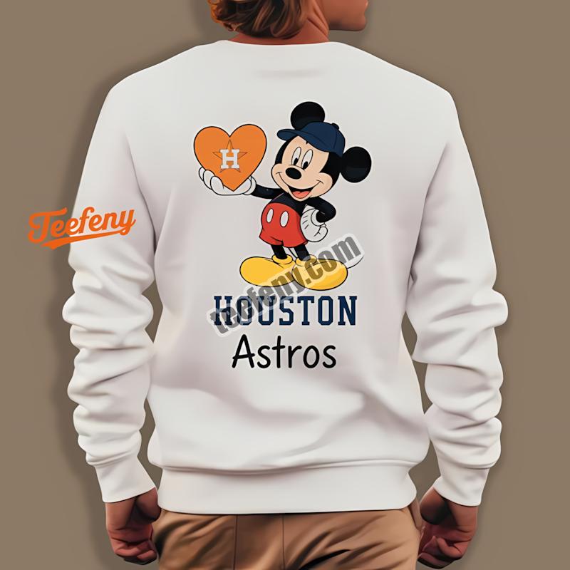 Houston Astros Mickey Heart Best Long Sleeve Houston Astros Mickey Heart Best Long Sleeve