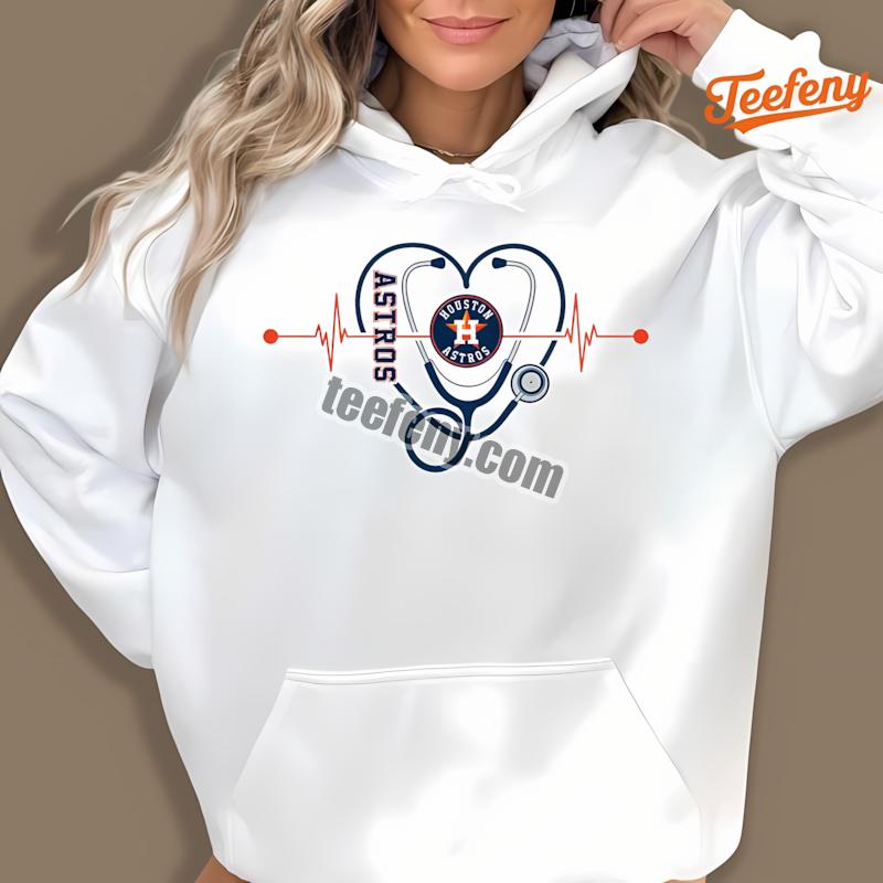 Houston Astros Nurse Heartbeat Best Hoodie Houston Astros Nurse Heartbeat Best Hoodie