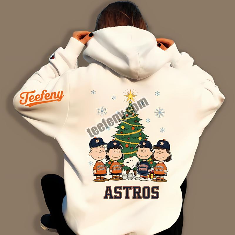 Houston Astros Peanuts Christmas Casual Hoodie Houston Astros Peanuts Christmas Casual Hoodie