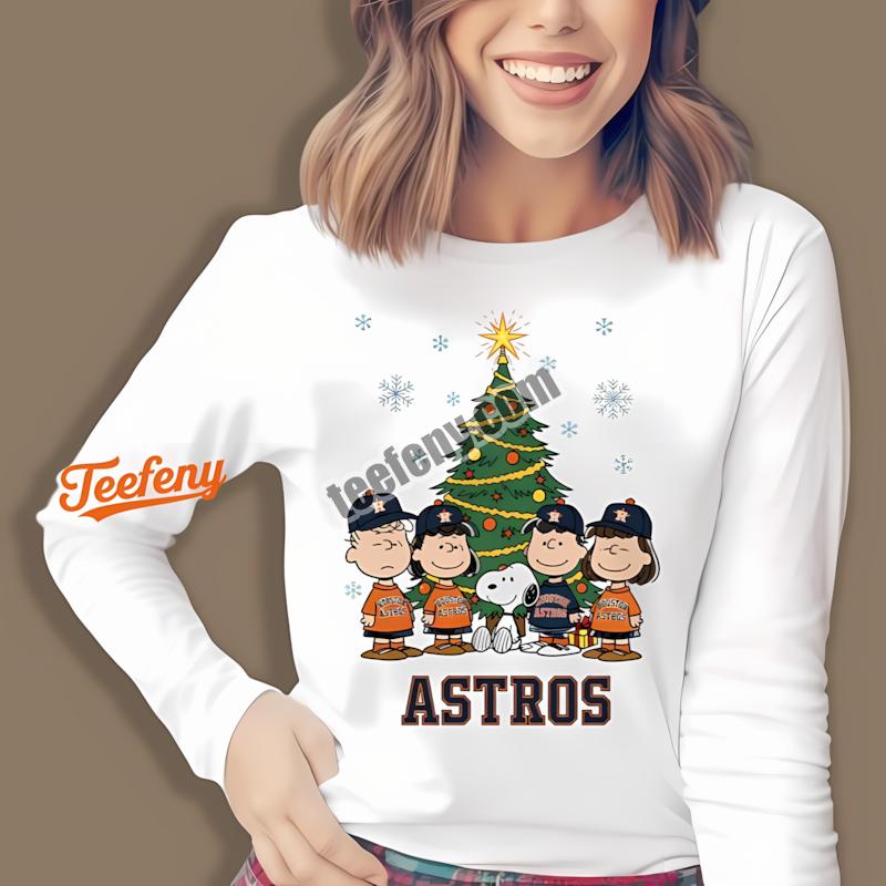 Houston Astros Peanuts Christmas Casual Long Sleeve Houston Astros Peanuts Christmas Casual Long Sleeve