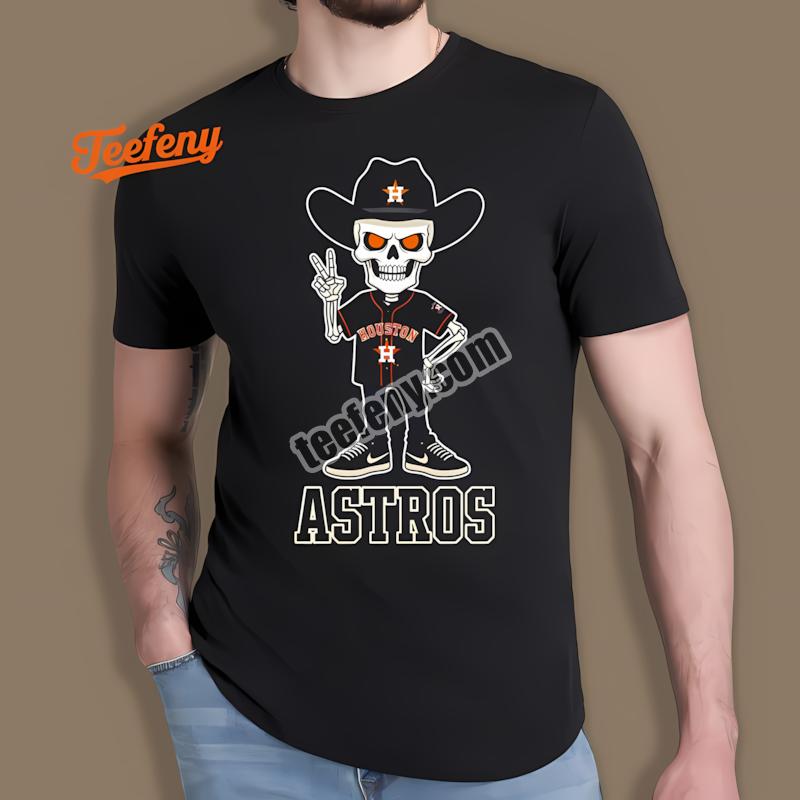 Houston Astros Skeleton Cowboy Best Shirt