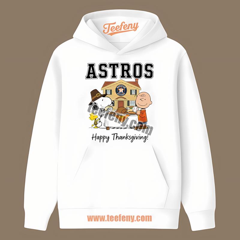 Houston Astros Snoopy Thanksgiving Adults Hoodie Houston Astros Snoopy Thanksgiving Adults Hoodie