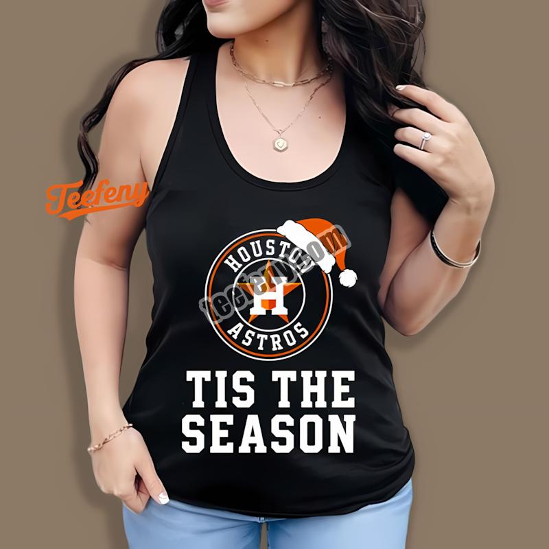 Houston Astros Tis The Season Christmas Retro Tanktop Houston Astros Tis The Season Christmas Retro Tanktop