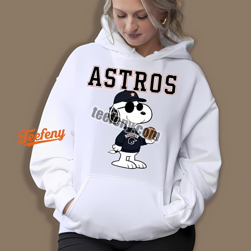Houston Astros Vs Cool Snoopy Retro Hoodie Houston Astros Vs Cool Snoopy Retro Hoodie