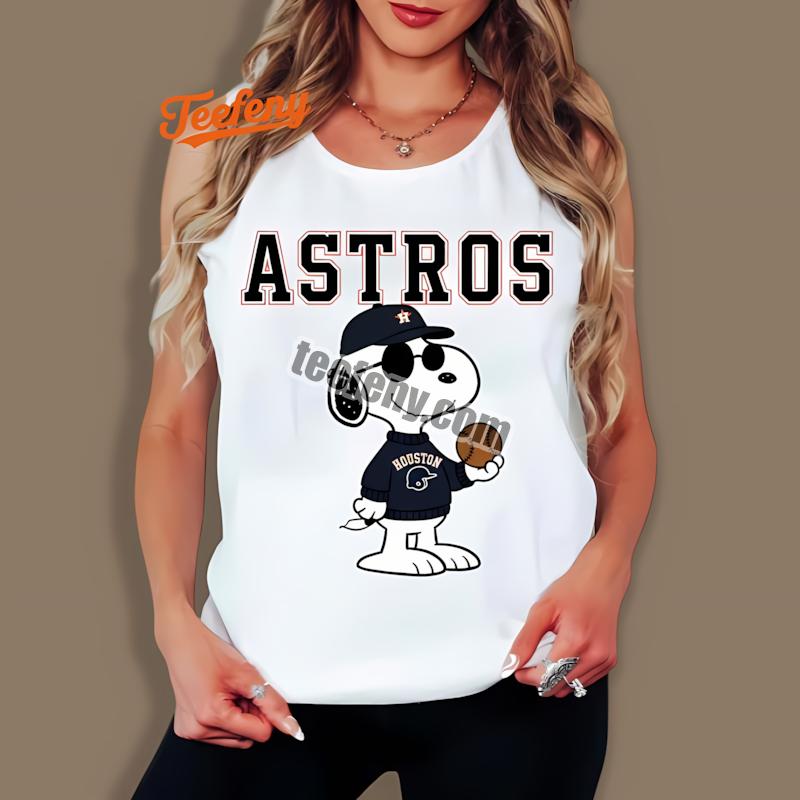 Houston Astros Vs Cool Snoopy Retro Tanktop Houston Astros Vs Cool Snoopy Retro Tanktop