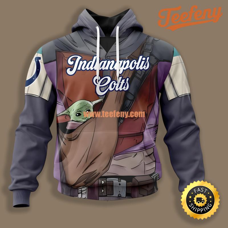 Indianapolis Colts Autism Puzzle Ribbon Blue Boys 3D Hoodie