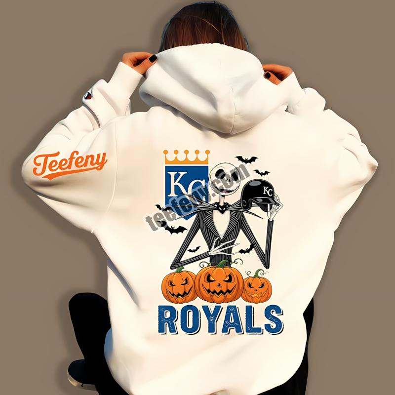 Jack Skellington Kansas City Royals Halloween Pumpkin Mens Hoodie Jack Skellington Kansas City Royals Halloween Pumpkin Mens Hoodie