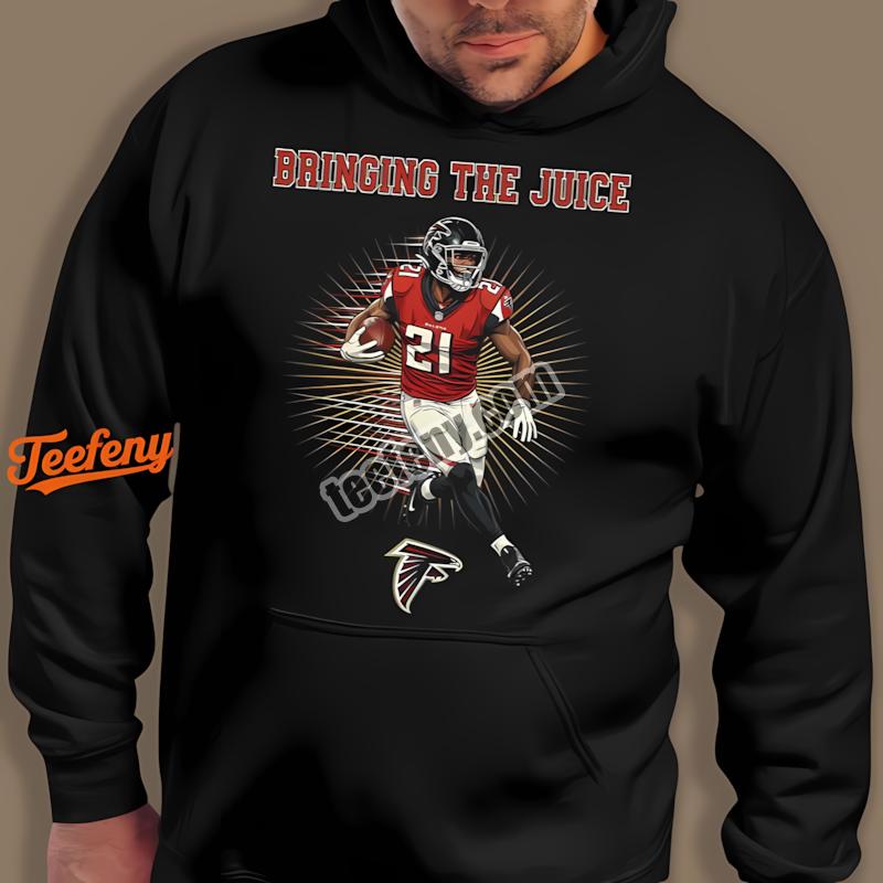 James Pearce Jr Falcons Juice Retro Hoodie James Pearce Jr Falcons Juice Retro Hoodie
