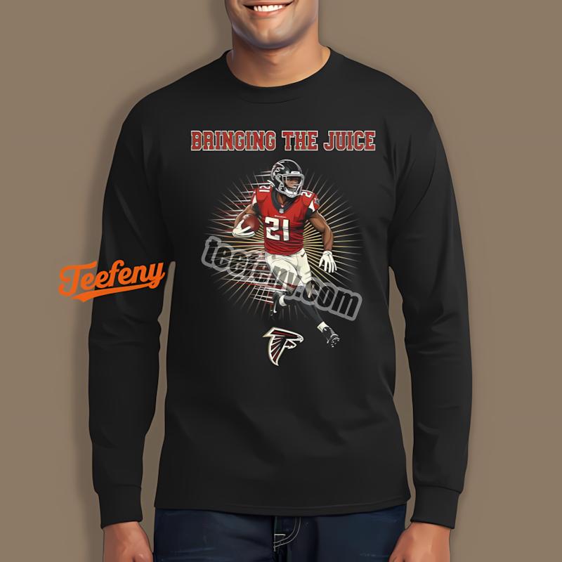 James Pearce Jr Falcons Juice Retro Long Sleeve James Pearce Jr Falcons Juice Retro Long Sleeve