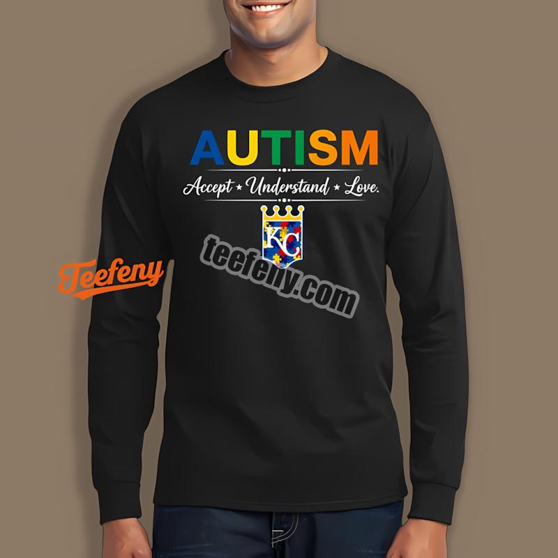 Kansas City Royals Autism Awareness Accept Understand Love Trendy Long Sleeve Kansas City Royals Autism Awareness Accept Understand Love Trendy Long Sleeve