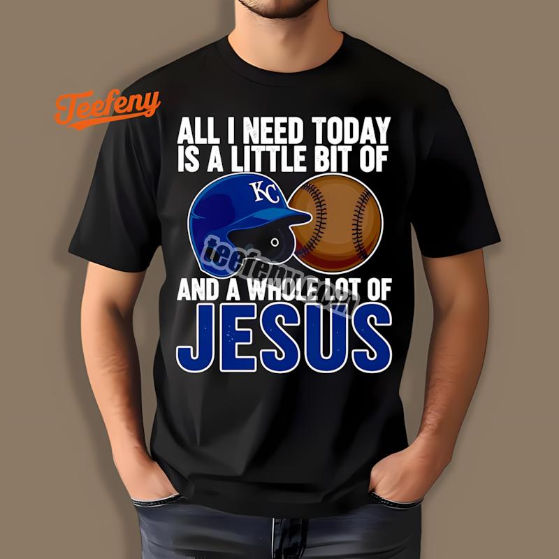 Kansas City Royals Baseball And Jesus Cheap Custom Shirt