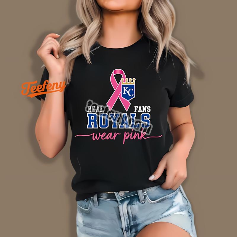 Kansas City Royals Breast Cancer Awareness Wear Pink Regular Shirt