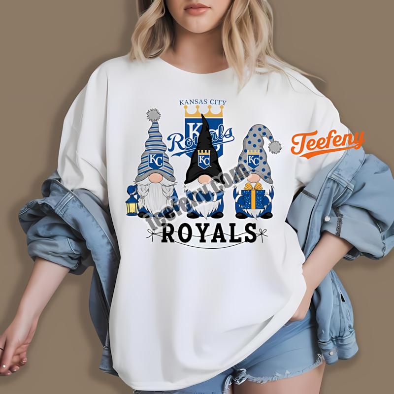Kansas City Royals Christmas Gnomes Unisex Shirt