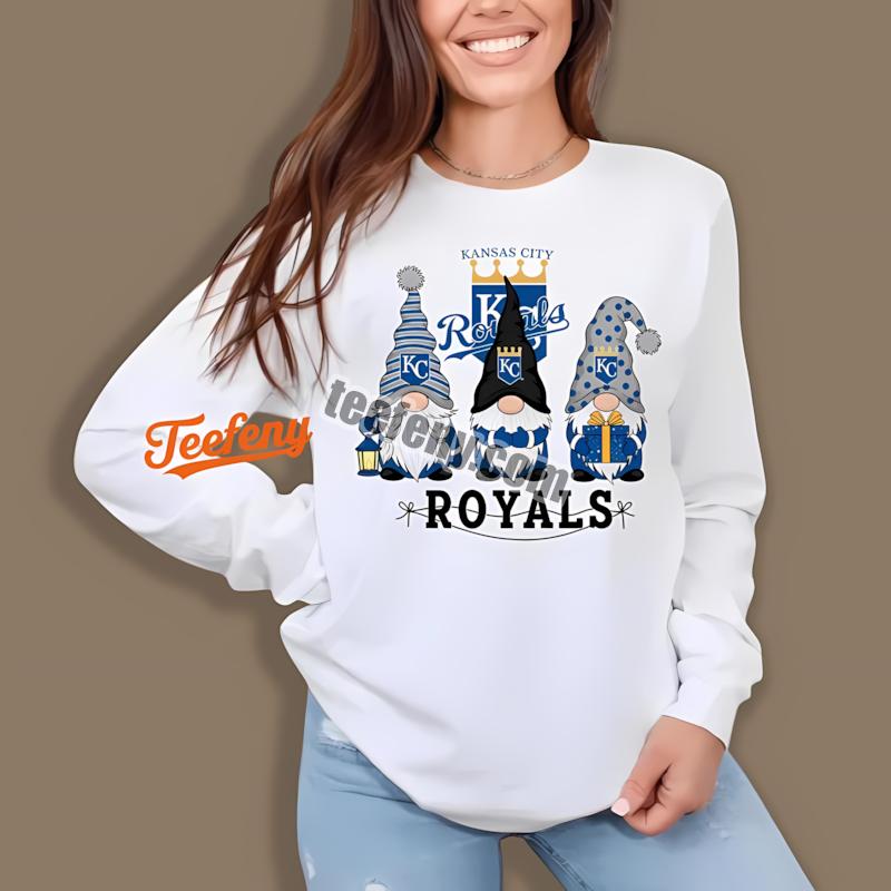 Kansas City Royals Christmas Gnomes Unisex Long Sleeve Kansas City Royals Christmas Gnomes Unisex Long Sleeve