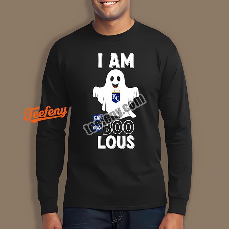 Kansas City Royals Ghost Am Fab Boo Lous Mens Long Sleeve Kansas City Royals Ghost Am Fab Boo Lous Mens Long Sleeve