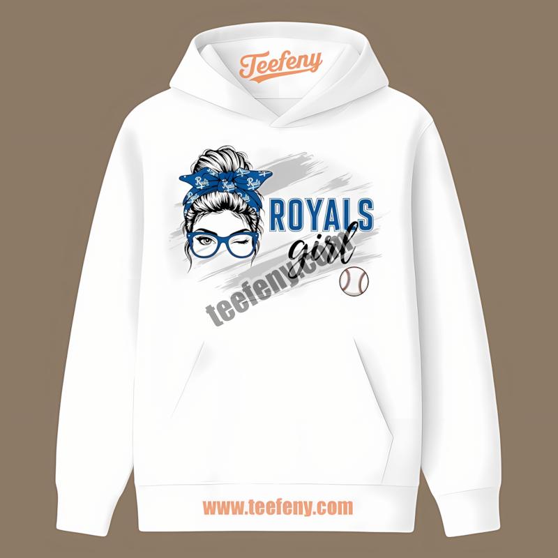 Kansas City Royals Girl Adults Hoodie For Fan Kansas City Royals Girl Adults Hoodie For Fan