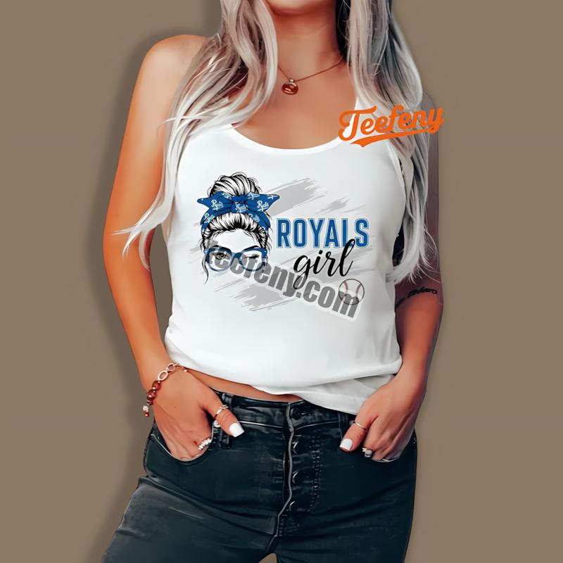 Kansas City Royals Girl Adults Tanktop For Fan Kansas City Royals Girl Adults Tanktop For Fan