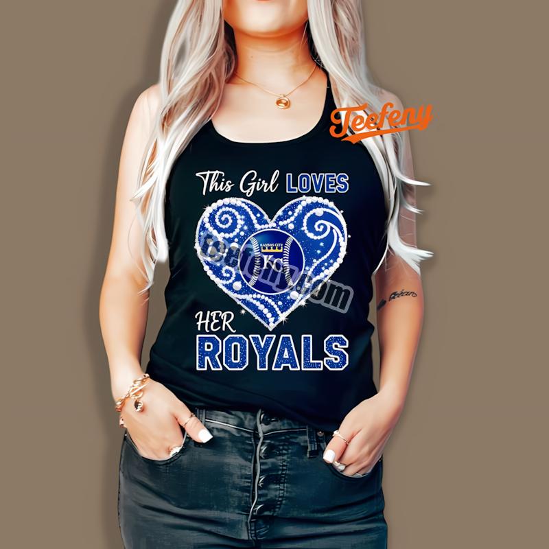 Kansas City Royals Girl Loves Graphic Tanktop Kansas City Royals Girl Loves Graphic Tanktop