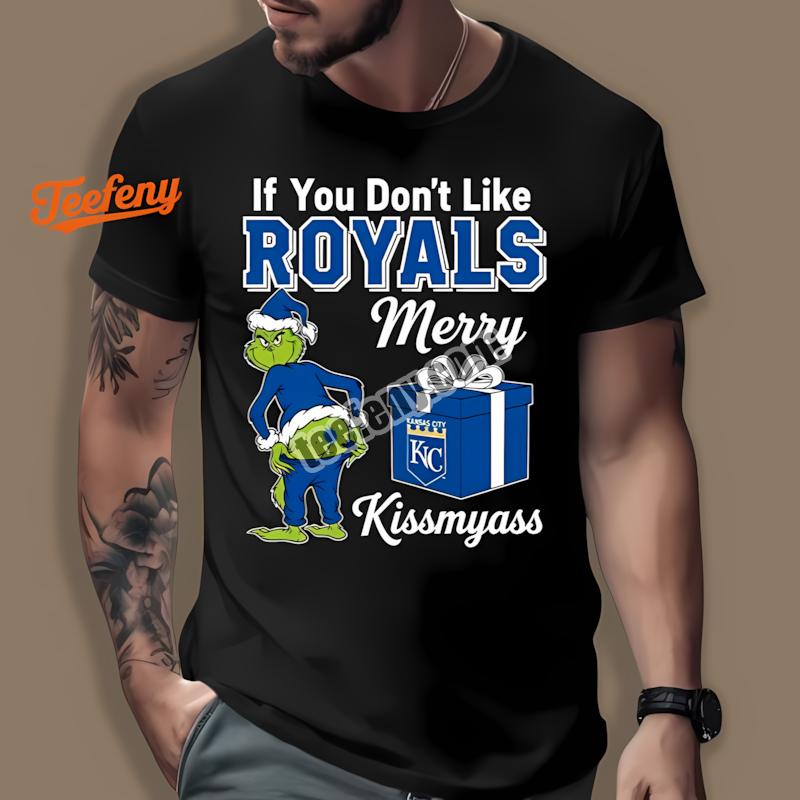Kansas City Royals Grinch Kissmyass Funny Shirt
