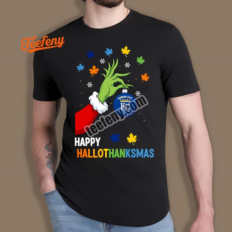 Kansas City Royals Happy Hallothanksmas Sports Shirt