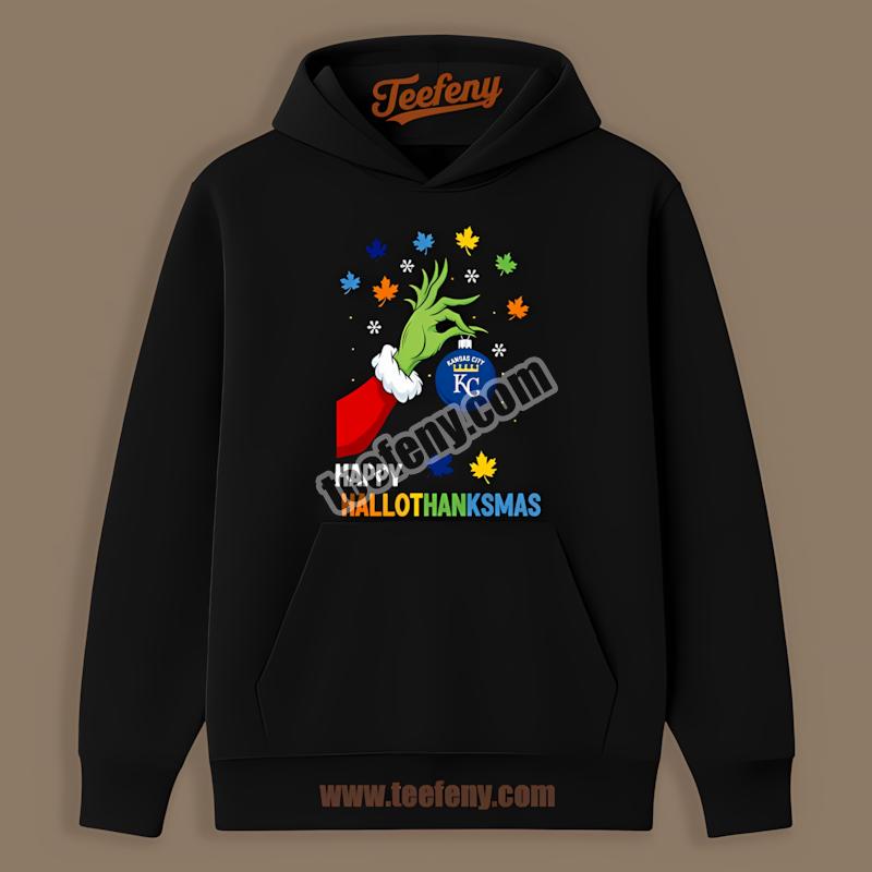 Kansas City Royals Happy Hallothanksmas Sports Hoodie Kansas City Royals Happy Hallothanksmas Sports Hoodie