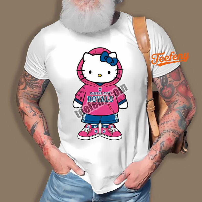 Kansas City Royals Hello Kitty Custom Shirt