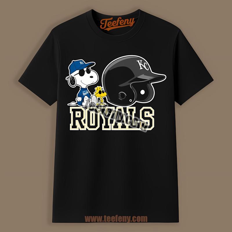 Kansas City Royals Helmet Vs Snoopy And Woodstock Best Shirt