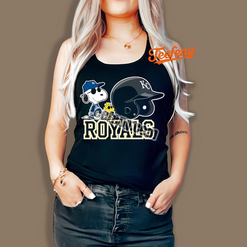 Kansas City Royals Helmet Vs Snoopy And Woodstock Best Tanktop Kansas City Royals Helmet Vs Snoopy And Woodstock Best Tanktop