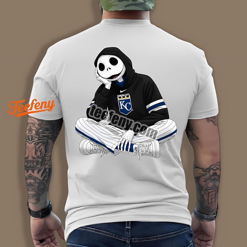 Kansas City Royals Jack Skellington Clothing Casual Shirt