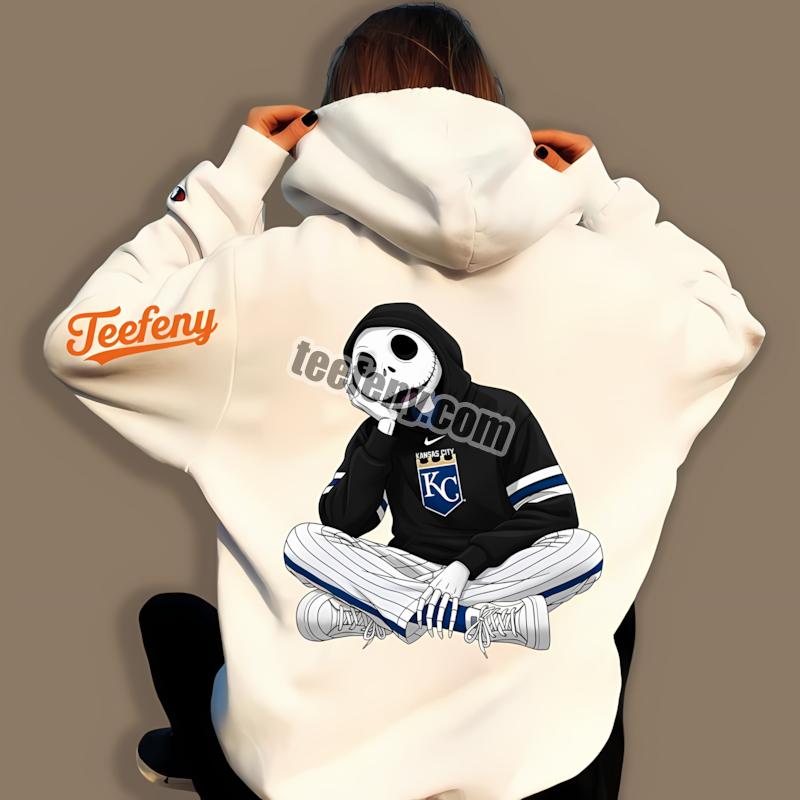 Kansas City Royals Jack Skellington Clothing Casual Hoodie Kansas City Royals Jack Skellington Clothing Casual Hoodie