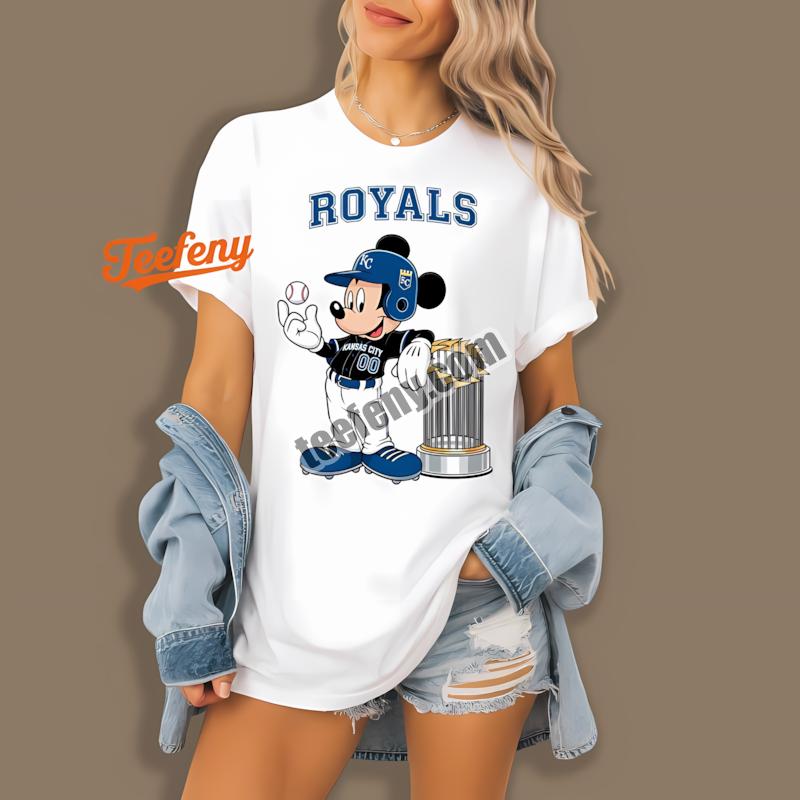 Kansas City Royals Mickey Baseball Bat Cartoon Best Shirt