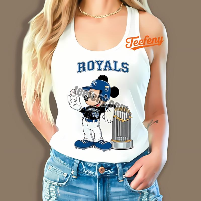 Kansas City Royals Mickey Baseball Bat Cartoon Best Tanktop Kansas City Royals Mickey Baseball Bat Cartoon Best Tanktop