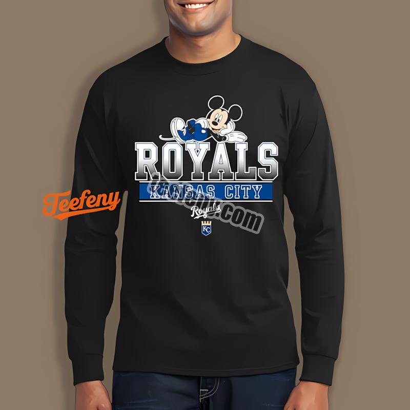 Kansas City Royals Mickey Mouse Relaxed Style Best Long Sleeve Kansas City Royals Mickey Mouse Relaxed Style Best Long Sleeve