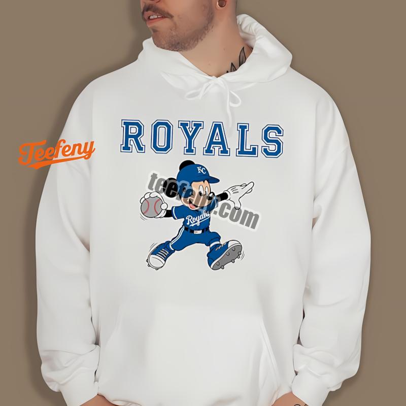 Kansas City Royals Mickey Quarterback Baseball Fashion Hoodie Kansas City Royals Mickey Quarterback Baseball Fashion Hoodie