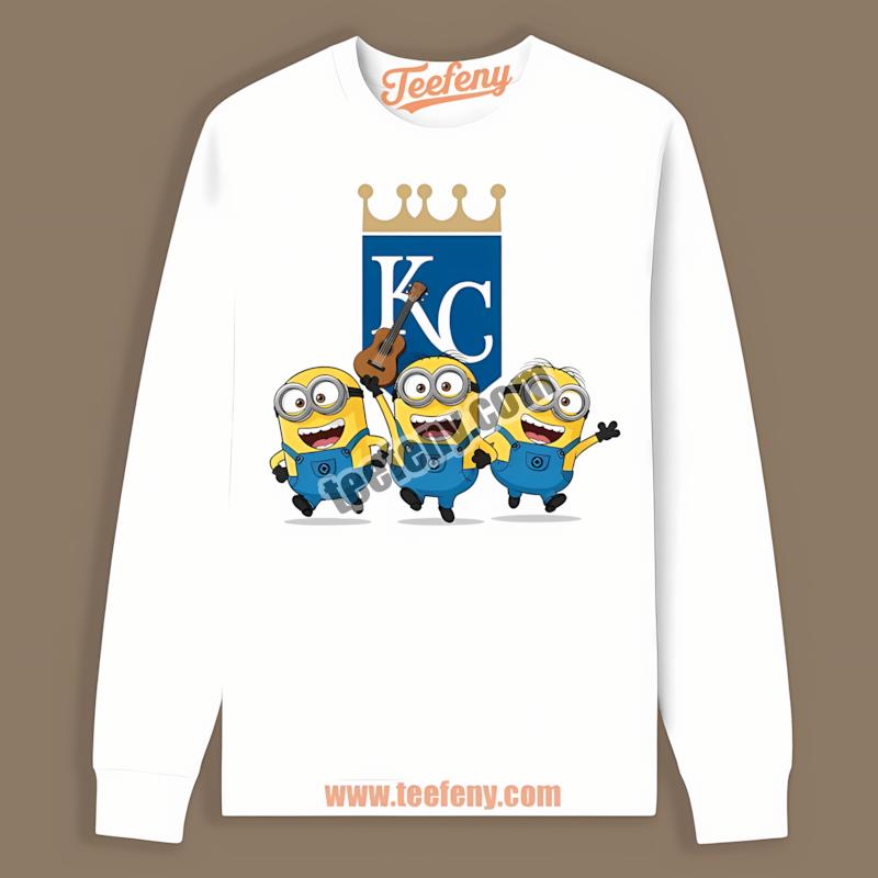 Kansas City Royals Minions Cool Long Sleeve Kansas City Royals Minions Cool Long Sleeve