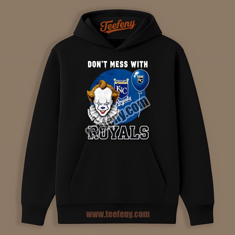 Kansas City Royals Pennywise Halloween Cotton Hoodie Kansas City Royals Pennywise Halloween Cotton Hoodie