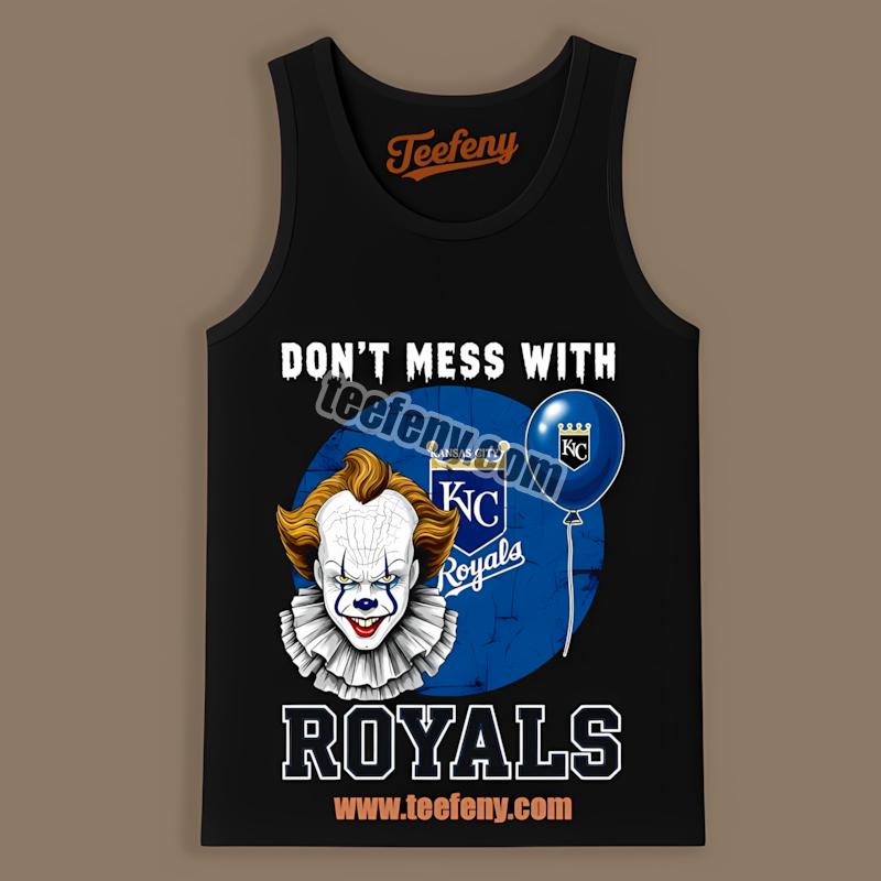 Kansas City Royals Pennywise Halloween Cotton Tanktop Kansas City Royals Pennywise Halloween Cotton Tanktop