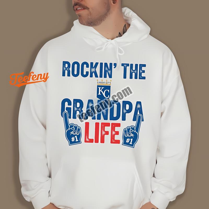 Kansas City Royals Rockin The Grandpa Life Hoodie For Women Kansas City Royals Rockin The Grandpa Life Hoodie For Women
