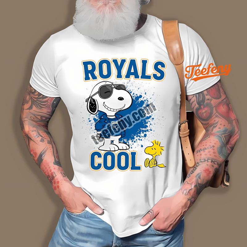Kansas City Royals Snoopy Cool Casual Shirt