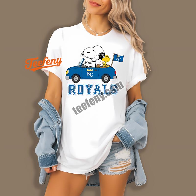 Kansas City Royals Snoopy Driving Car Best Shirt For Men