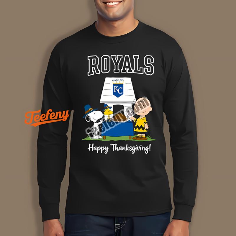 Kansas City Royals Snoopy Thanksgiving Best Long Sleeve Kansas City Royals Snoopy Thanksgiving Best Long Sleeve
